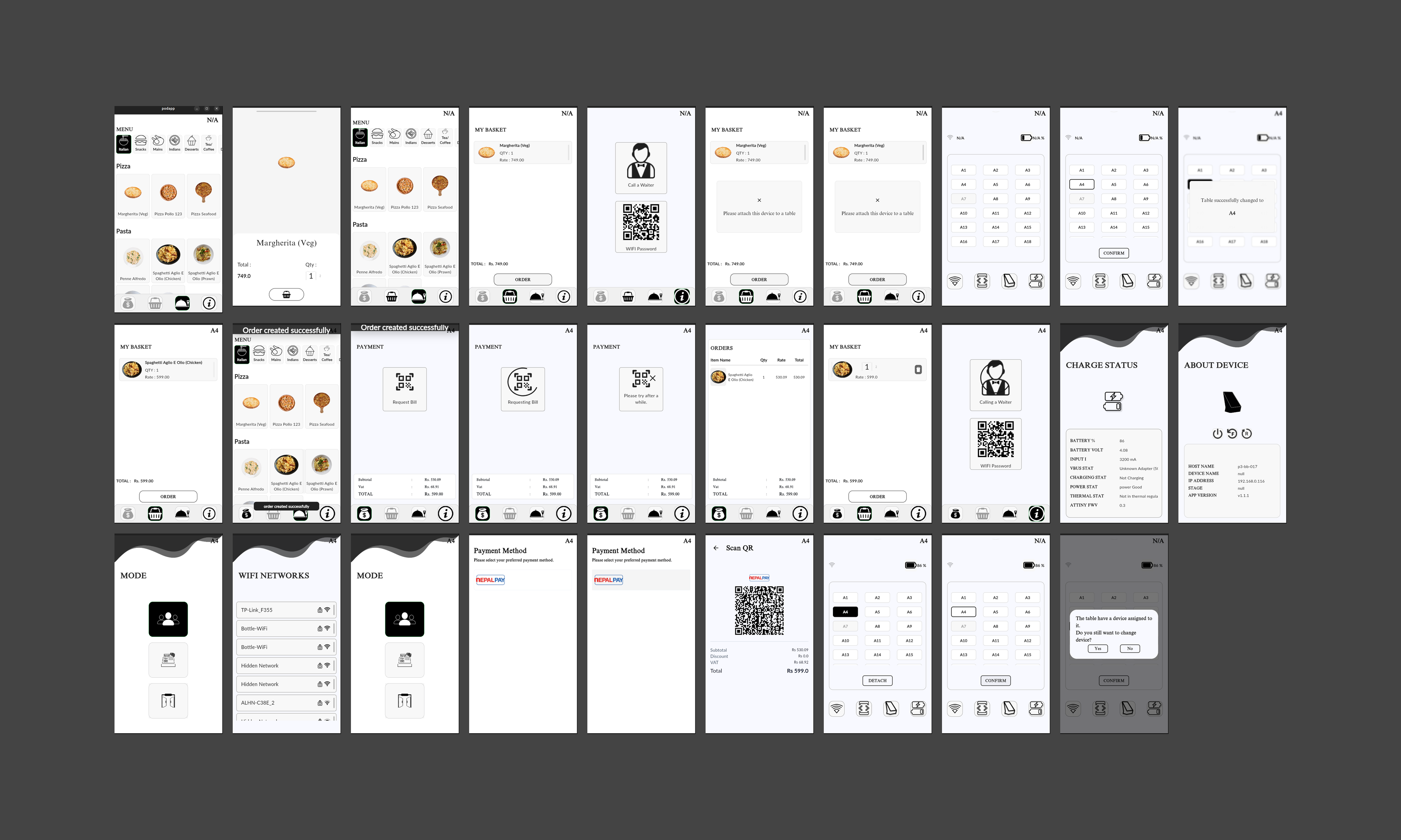 Collection of Pod audit screenshots
