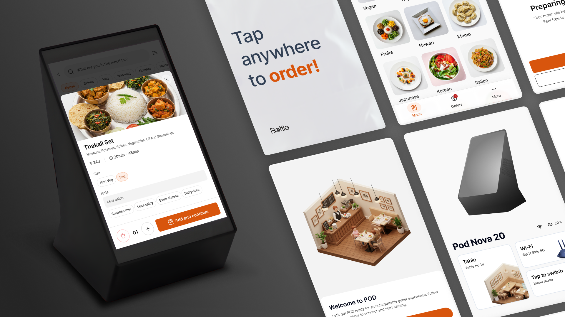Pod User Interface Designs
