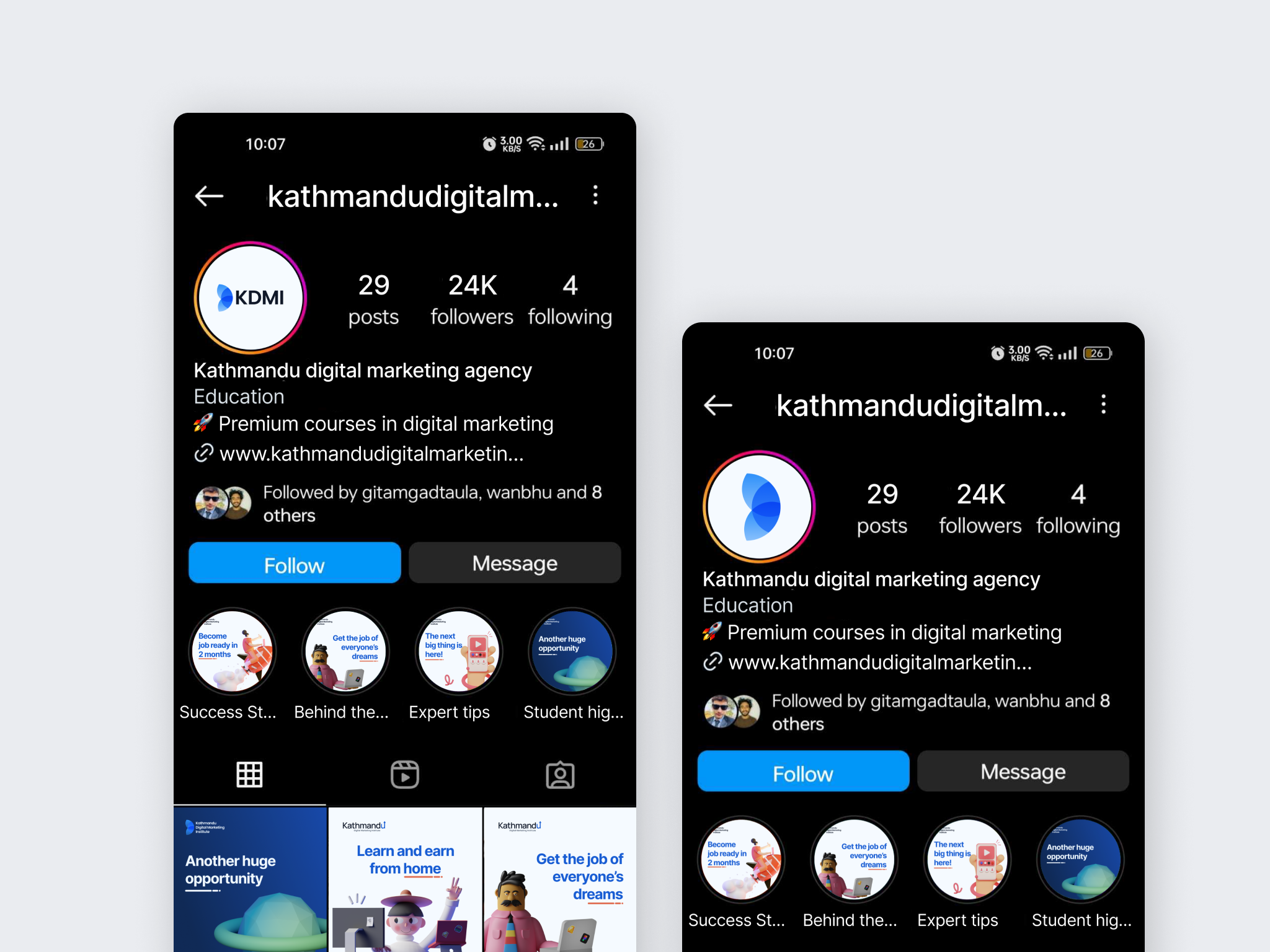 KDMI Social Media Mockups