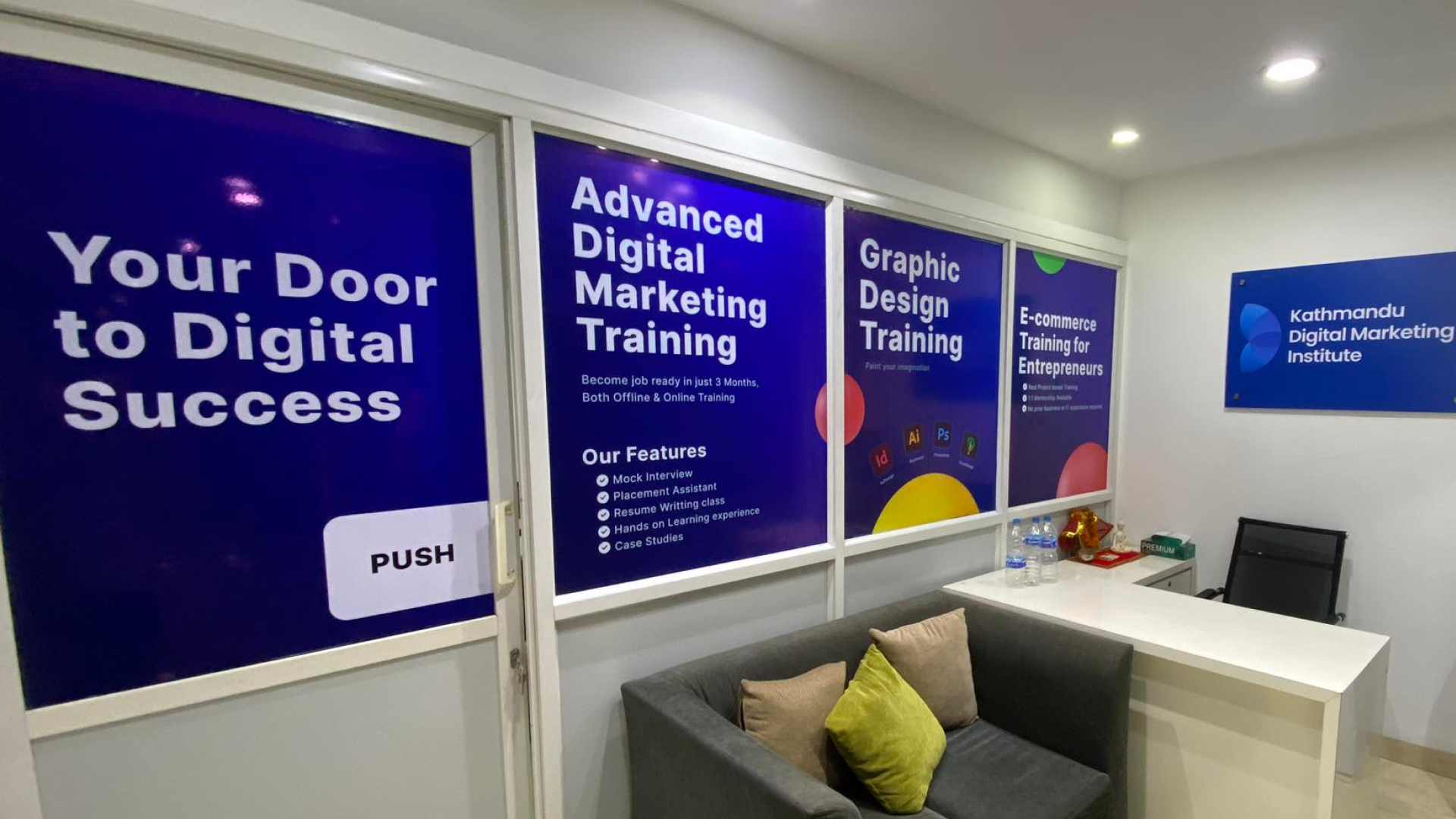 Kathmandu Digital Marketing Institute got their brand identity designed