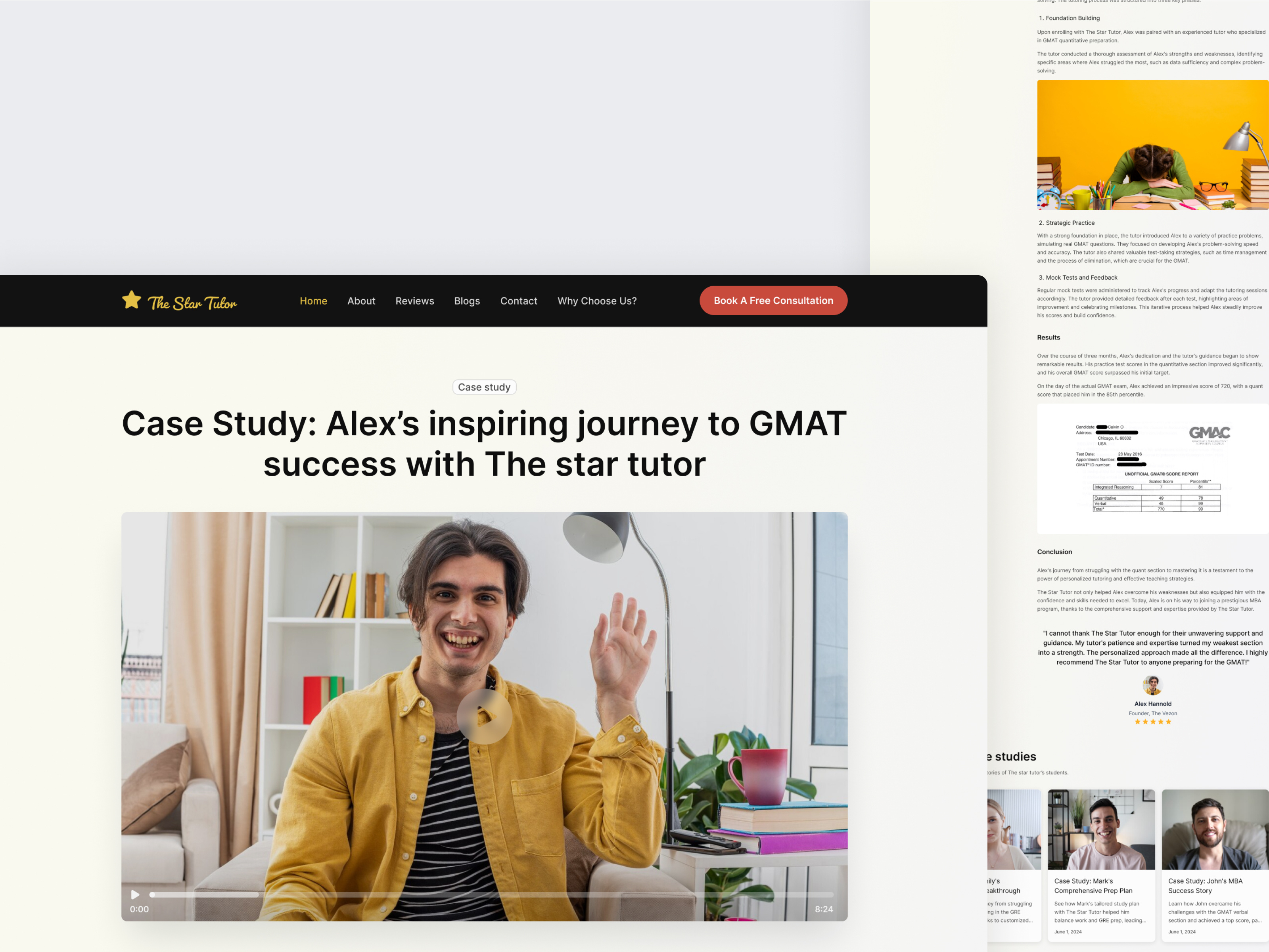 Case study UI design