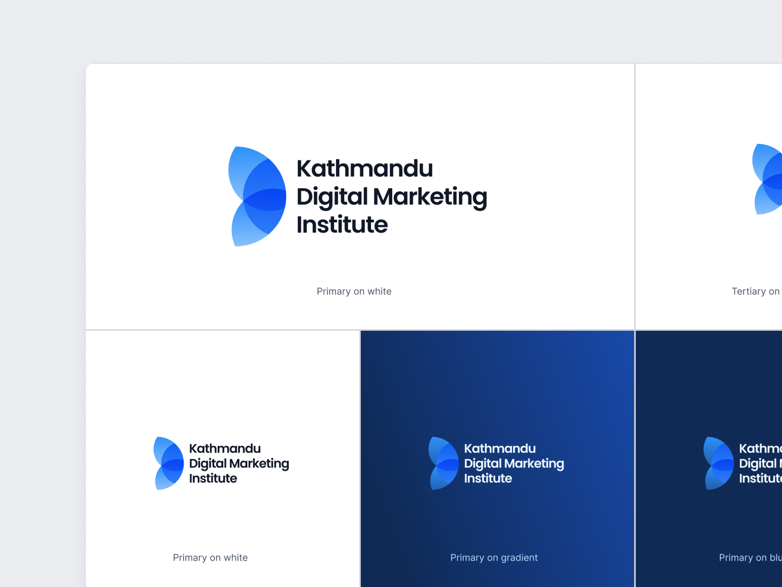 Kathmandu digital marketing institute, Brand Identity Design